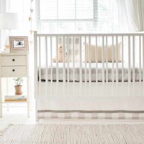 Khaki Buffalo Plaid Crib Bedding Set Jack And Jill Boutique