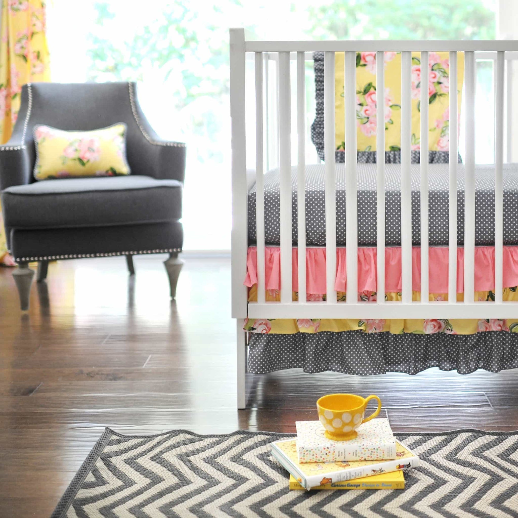 lemon baby bedding