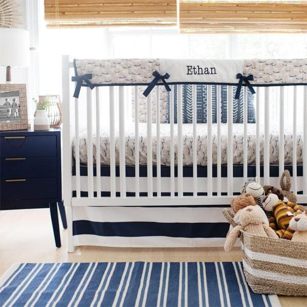 moose crib bedding set