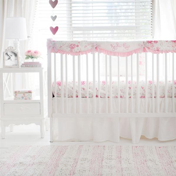 rose crib bedding