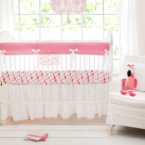 flamingo nursery bedding