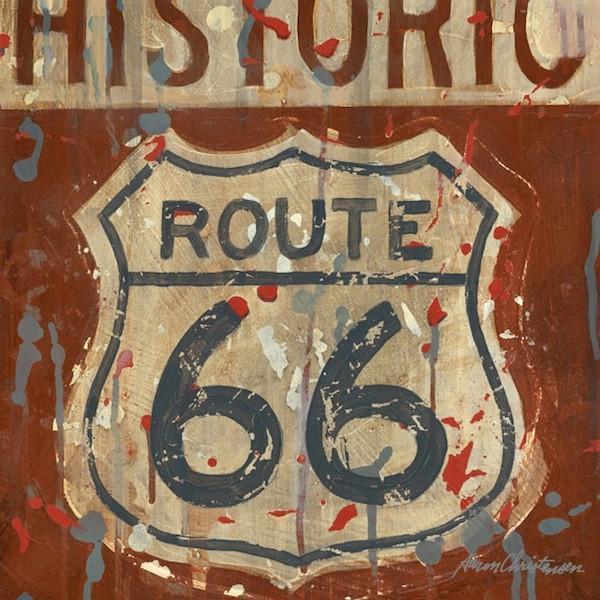 Route 66 Sign American Southwest Art Collection Canvas Art Prints Jack And Jill Boutique
