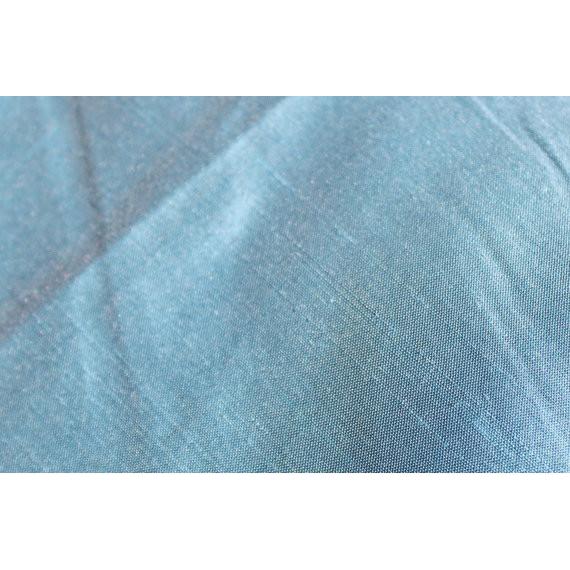 Royal Duke Natural Hypoallergenic Blue Fitted Crib Sheet 100