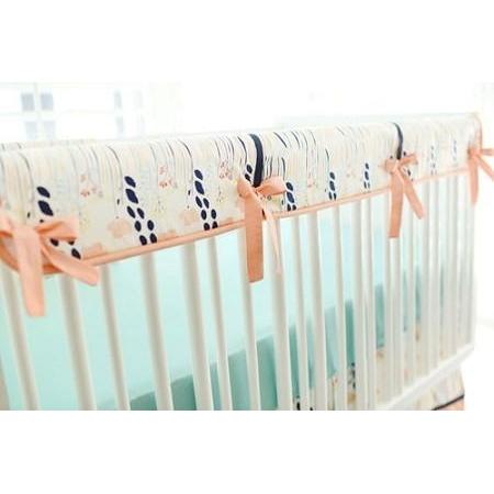 bumperless crib bedding