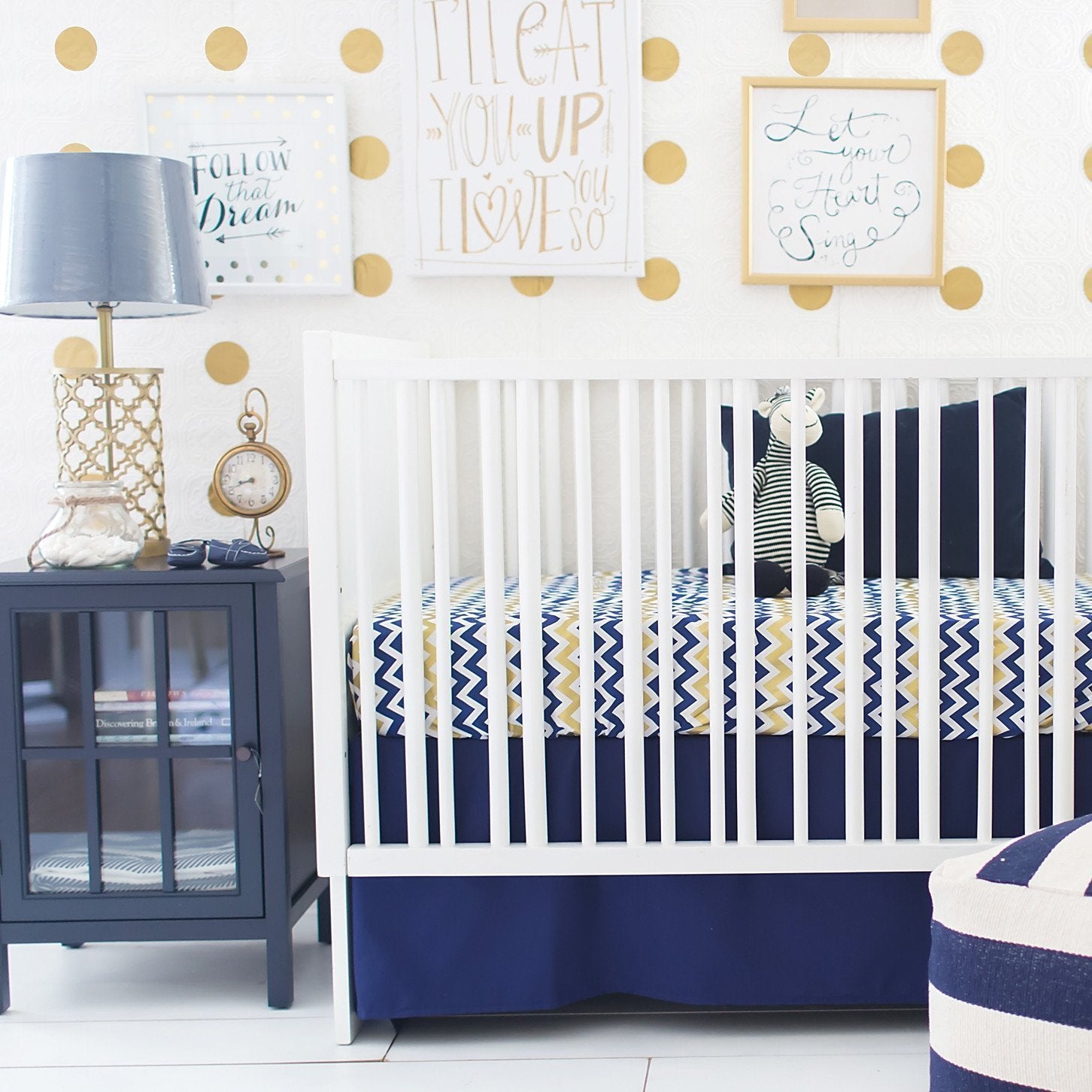 simple crib bedding