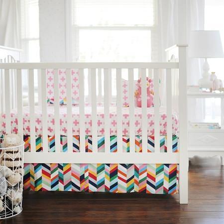 Uptown In Electric Hot Pink Baby Bedding Set Jack And Jill Boutique