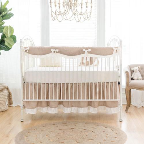 Washed Linen In Natural Baby Bedding Set Jack And Jill Boutique