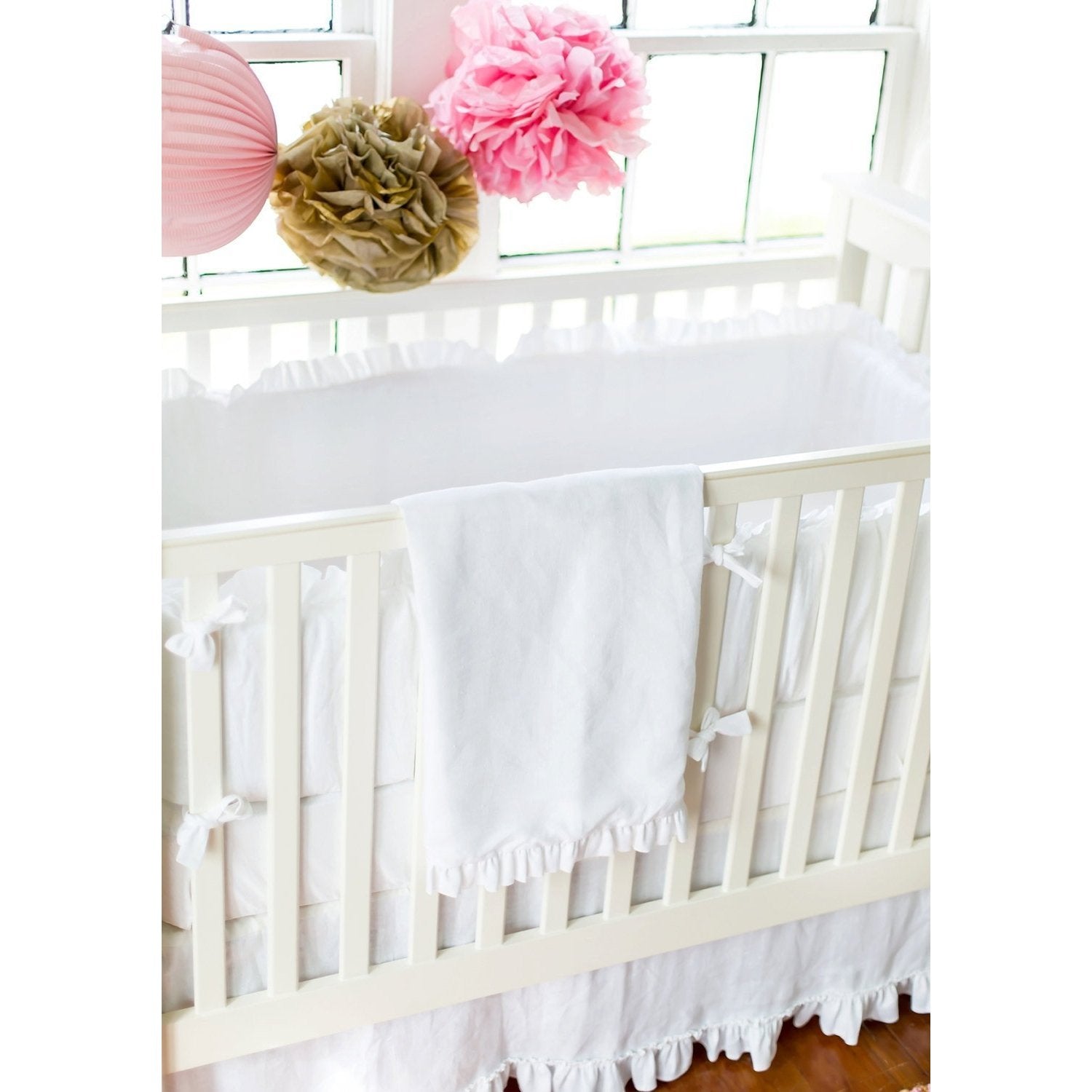 White Linen Madison Avenue Baby Bedding Set Jack And Jill Boutique