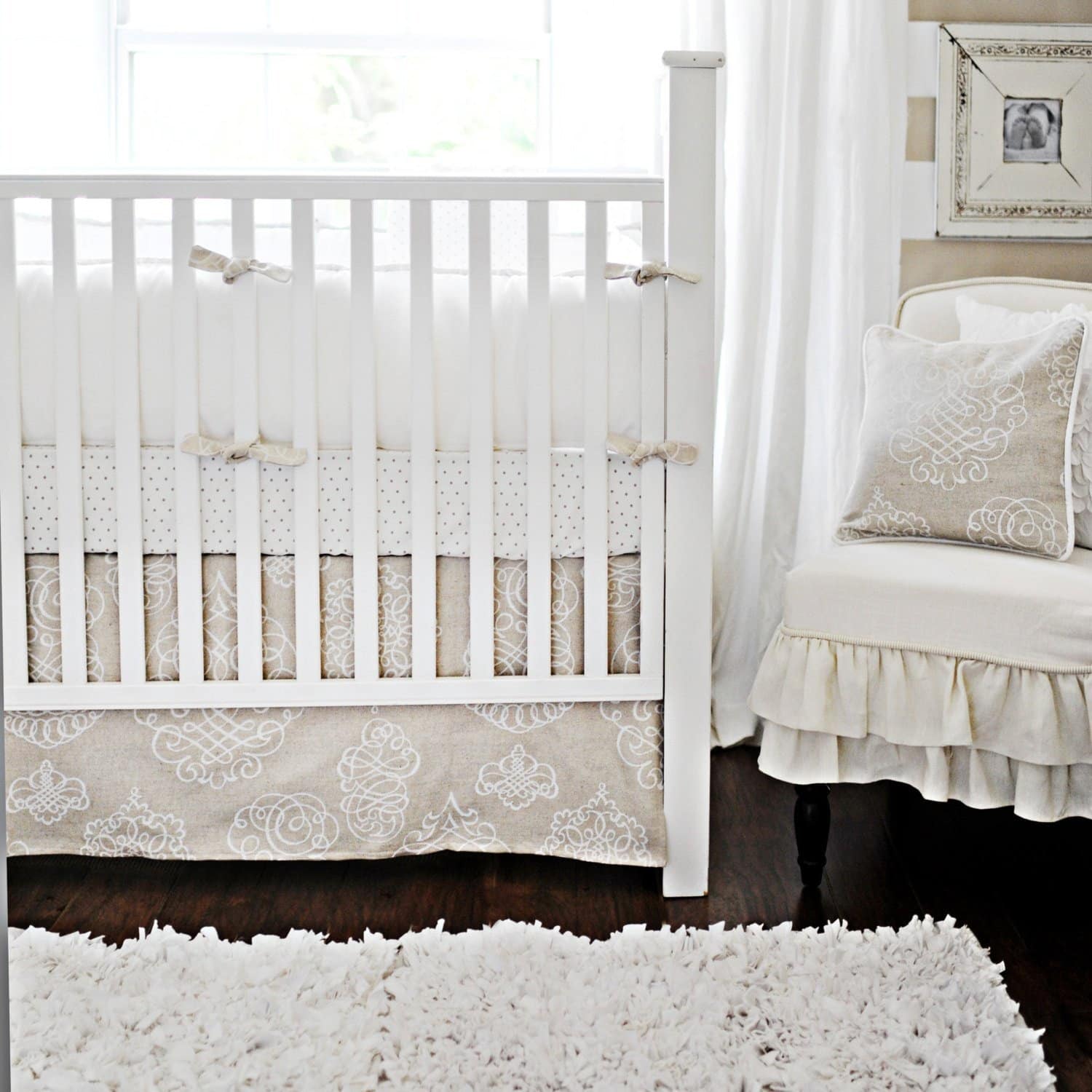 moon crib bedding