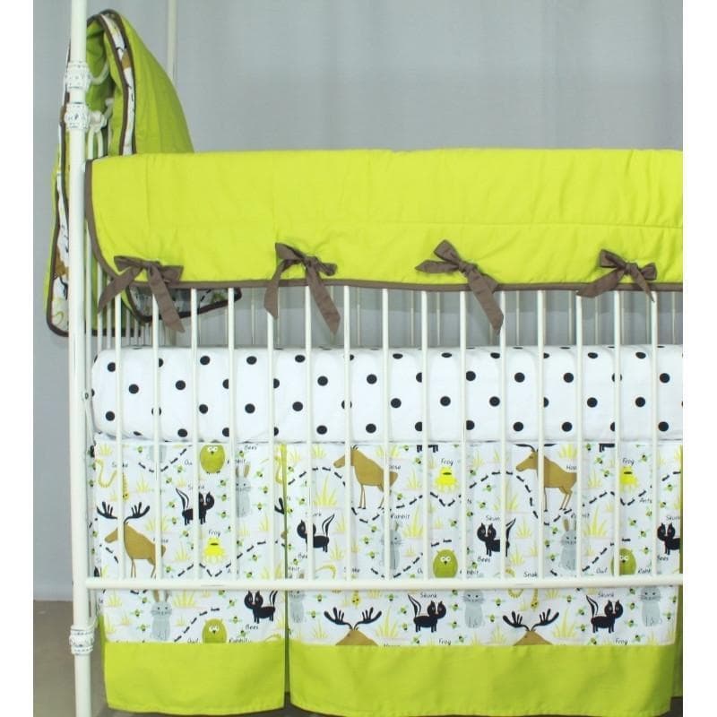 Woodland Animals Crib Bedding Animal Print Baby Bedding Set