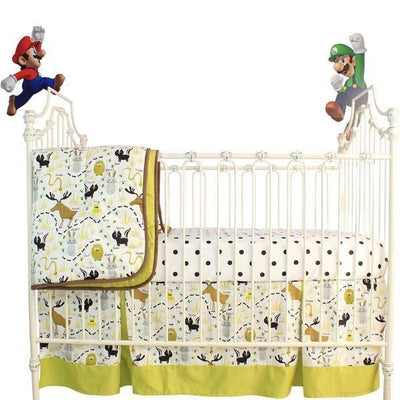 woodland animals crib set