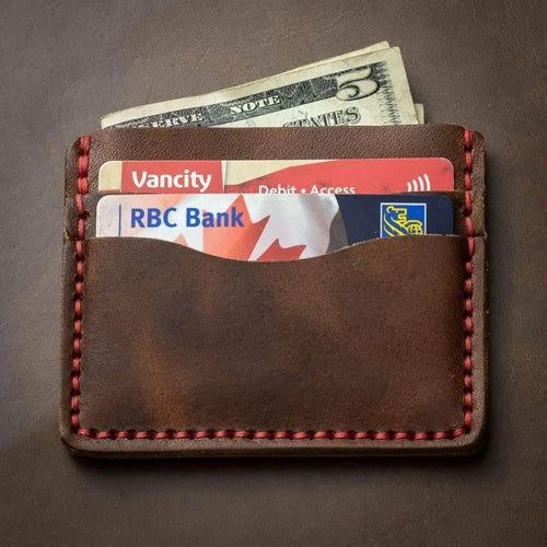Heritage Brown leather ID wallet