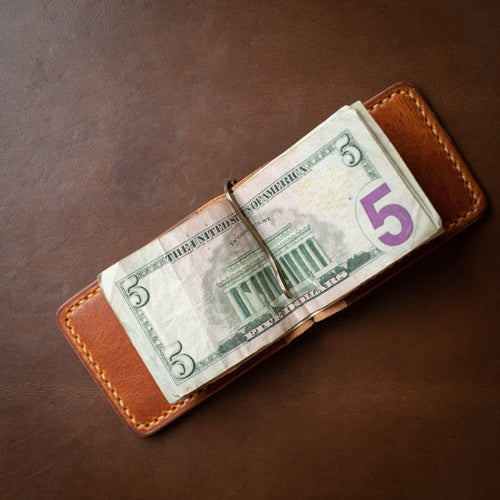 Money Clip Wallet - English Tan