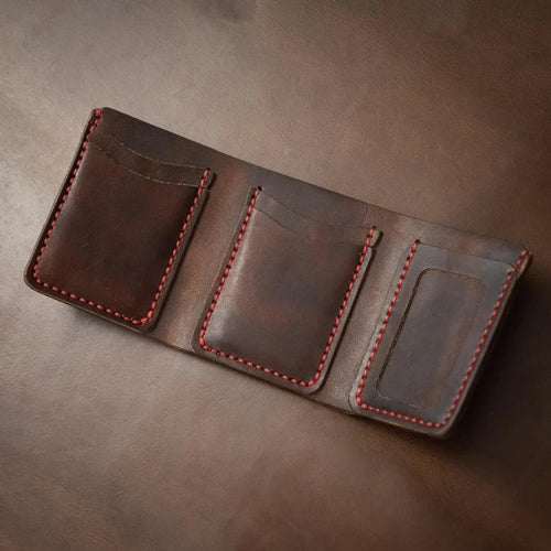 Heritage Brown trifold wallet