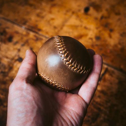 Re-skinning a Baseball | Popov Leather