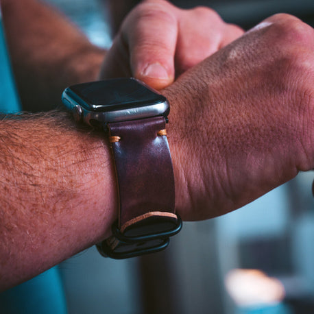 Apple leather watch straps