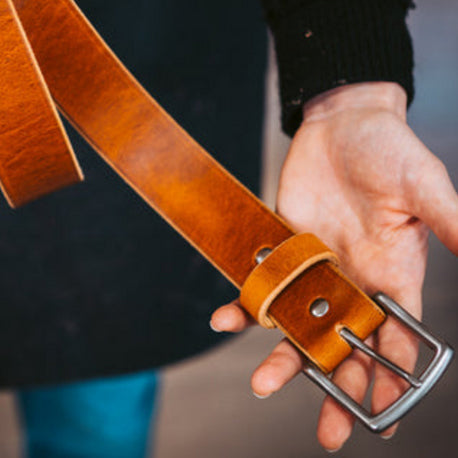 Brown Leather Purse Strap,leather Belt,italian Natural Leather