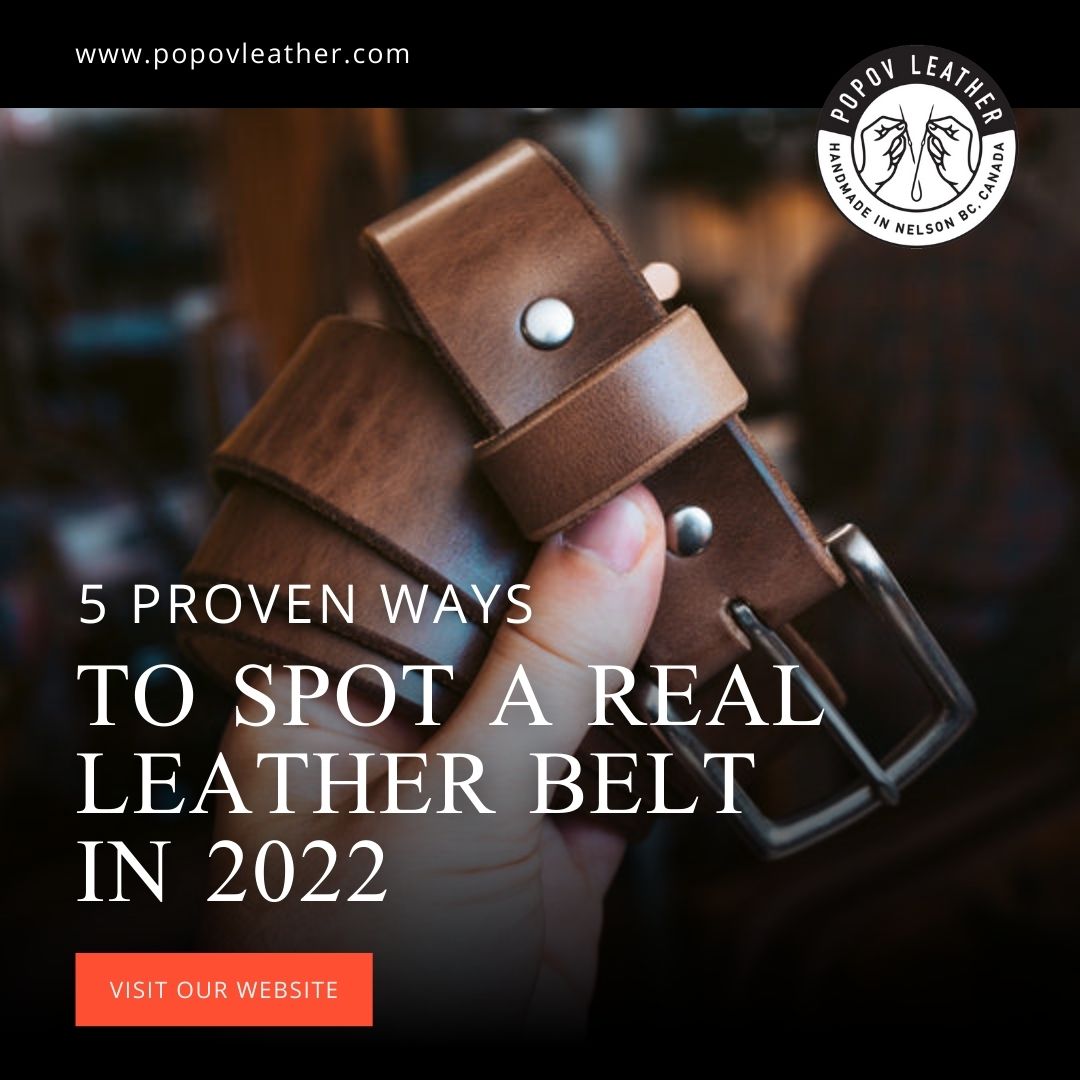 Expert Tips: How to Spot a Real Leather Belt