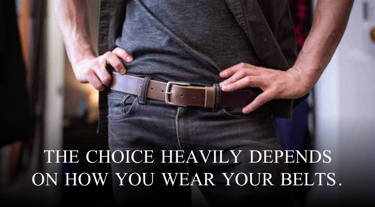 How To Choose A Black or Brown Belt For An Outfit - Copper River Bag Co.