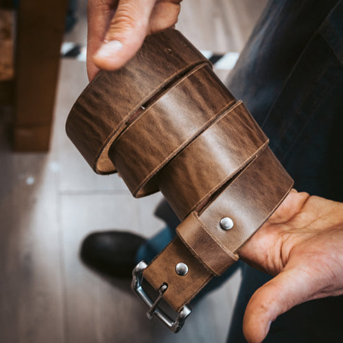 Leather Triumph Belt -- Leather Accessories