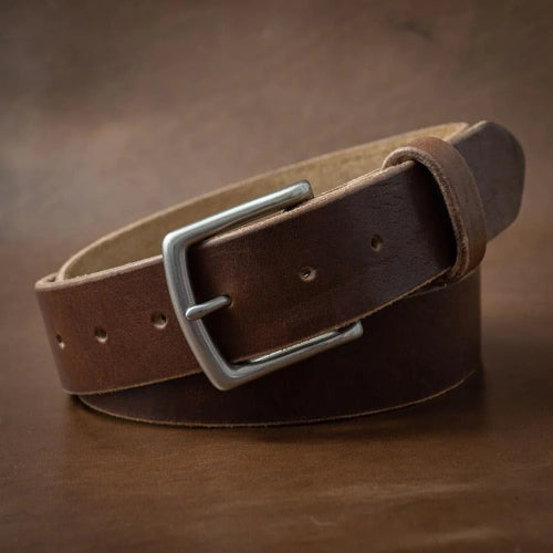 Heritage Brown Leather Belt