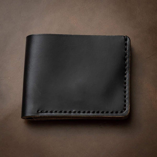 Traditional Leather Wallet - Black