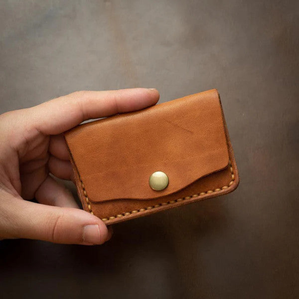 leather coin wallet