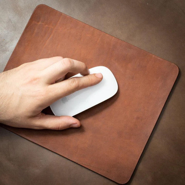 leather mouse pad