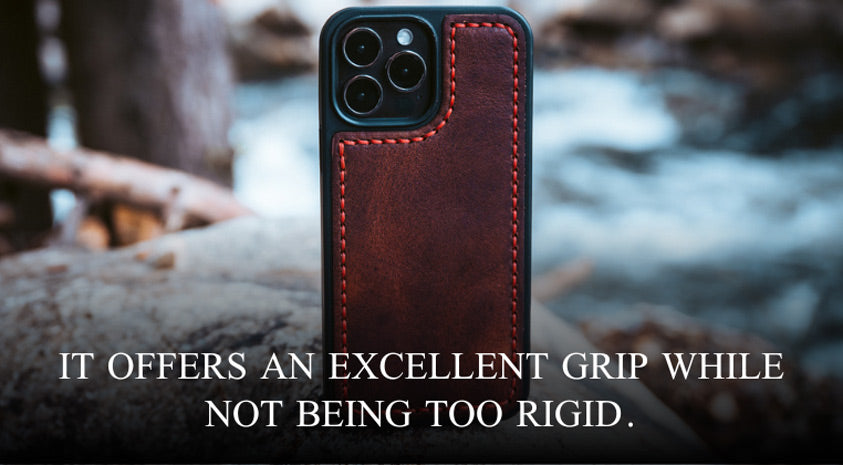 Leather iPhone 14 Pro cases with metal threading now 10% off