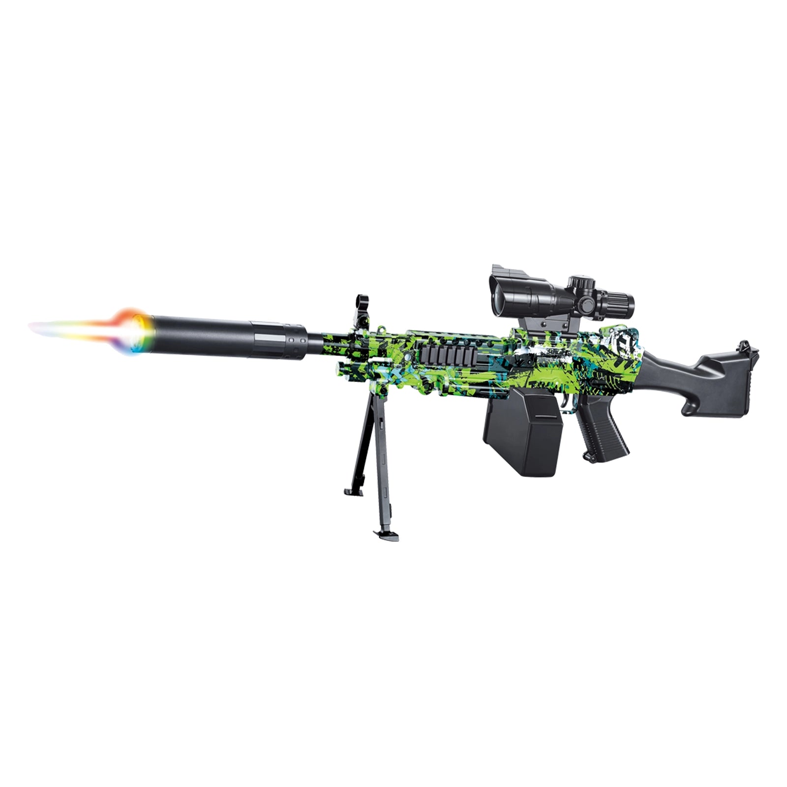 M249 Colorful Orbeez Machine Gun With Tripod