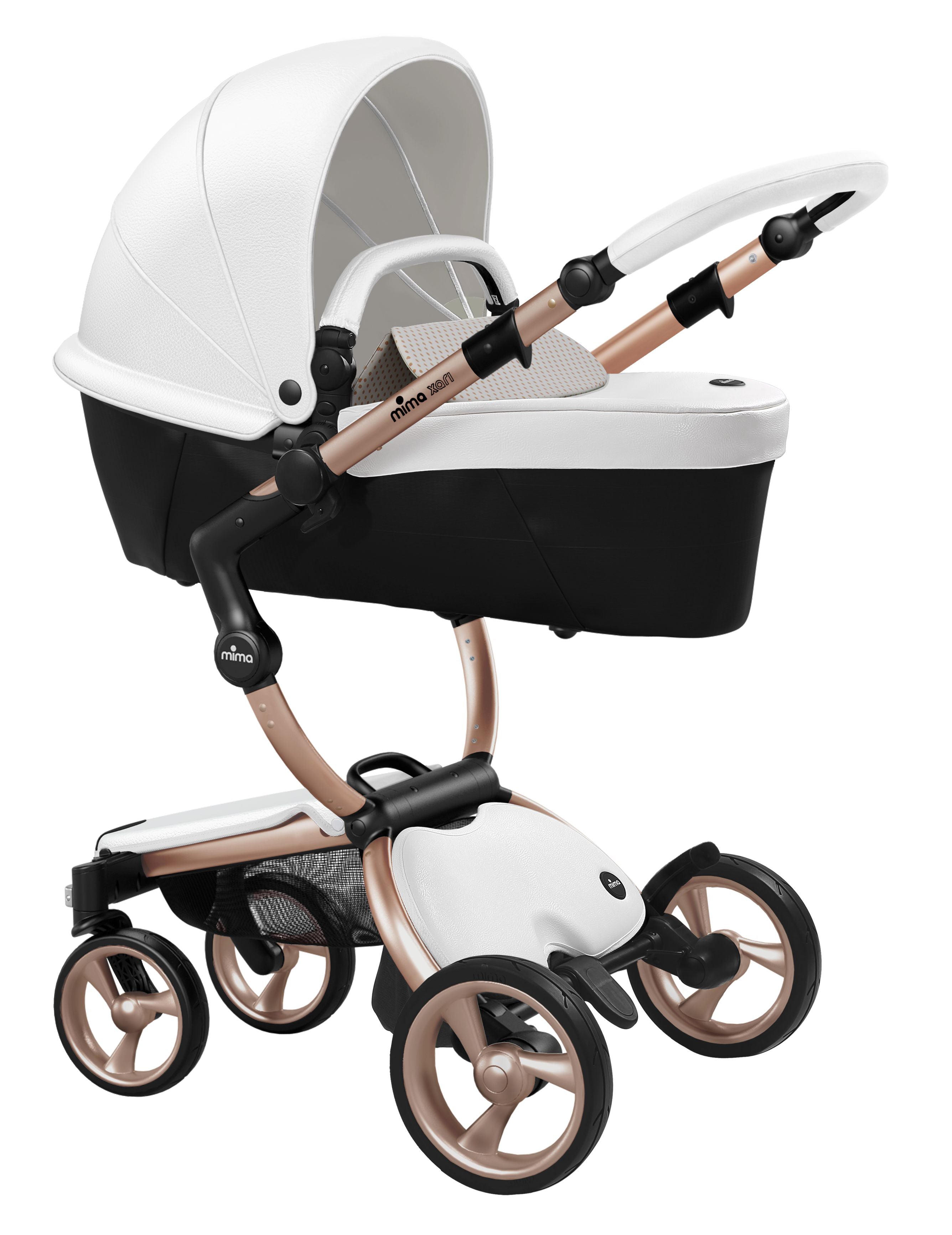 rose gold chassis pram