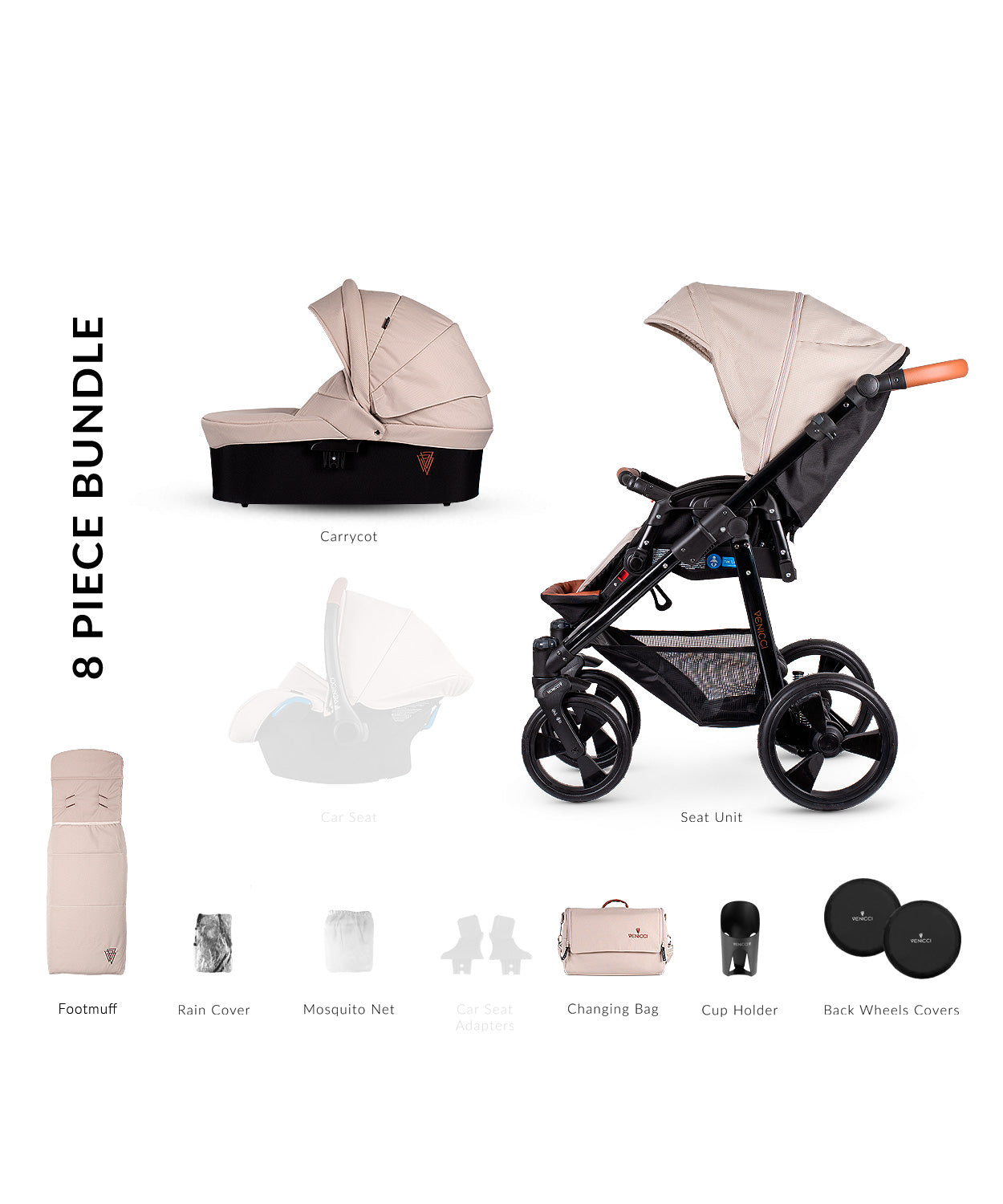 cream venicci pram