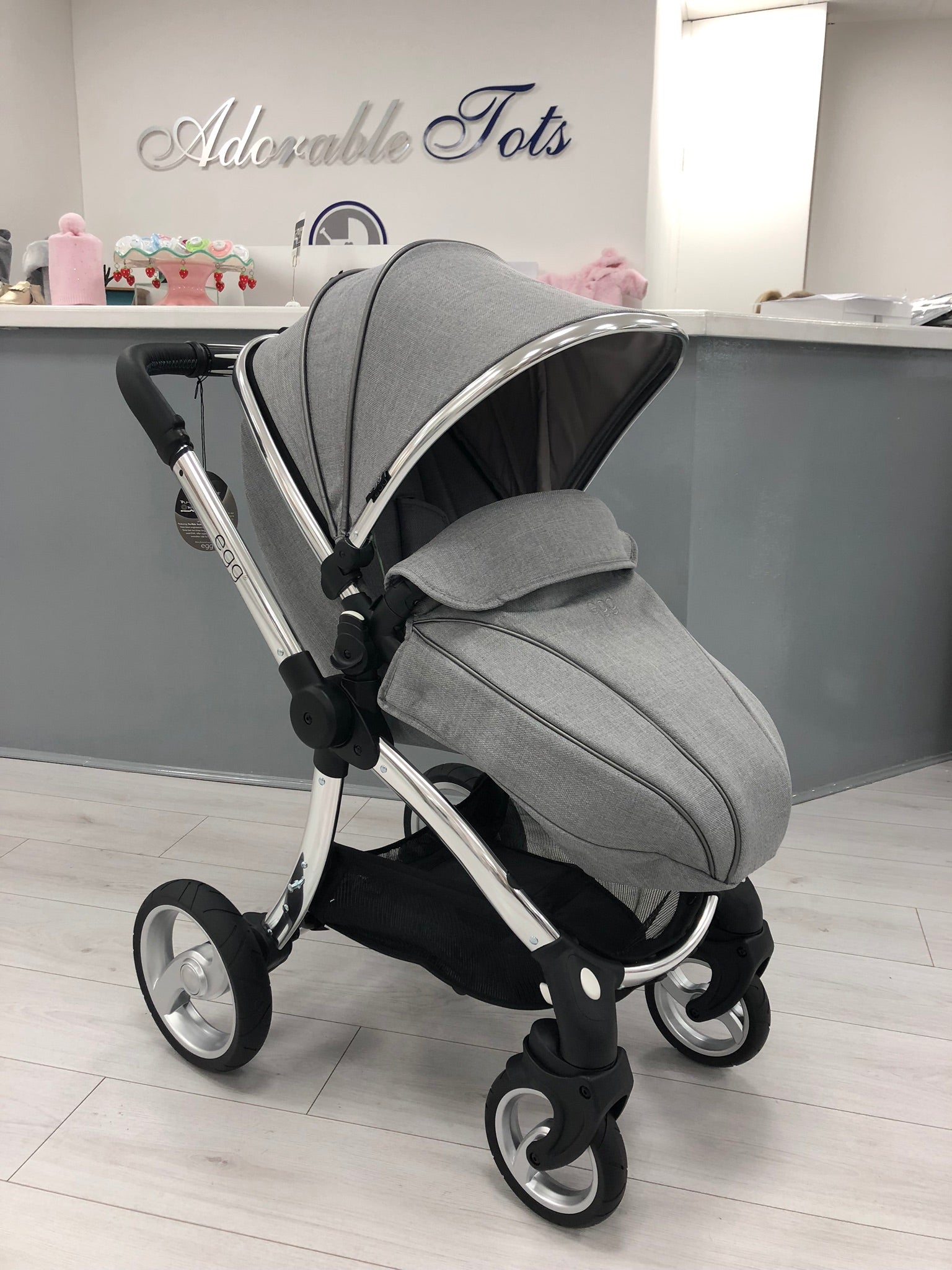 egg stroller platinum