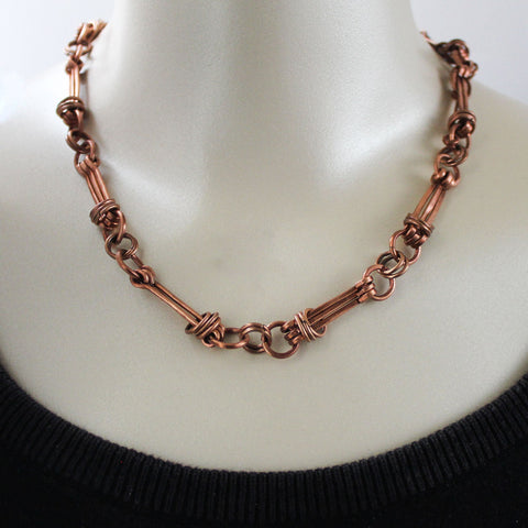 Solid Copper Super Chunky 16mm Curb Chain Bracelet B162R Men's Copper –  Celtic Copper Shop