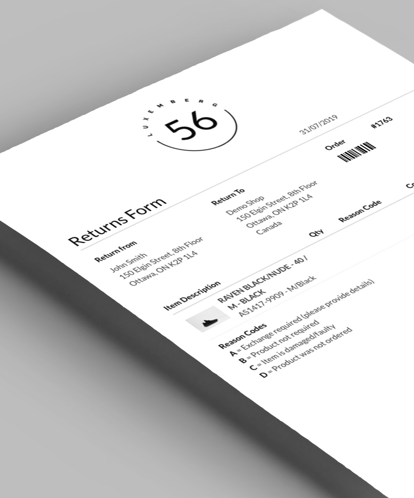 Shopify Order Printer Templates