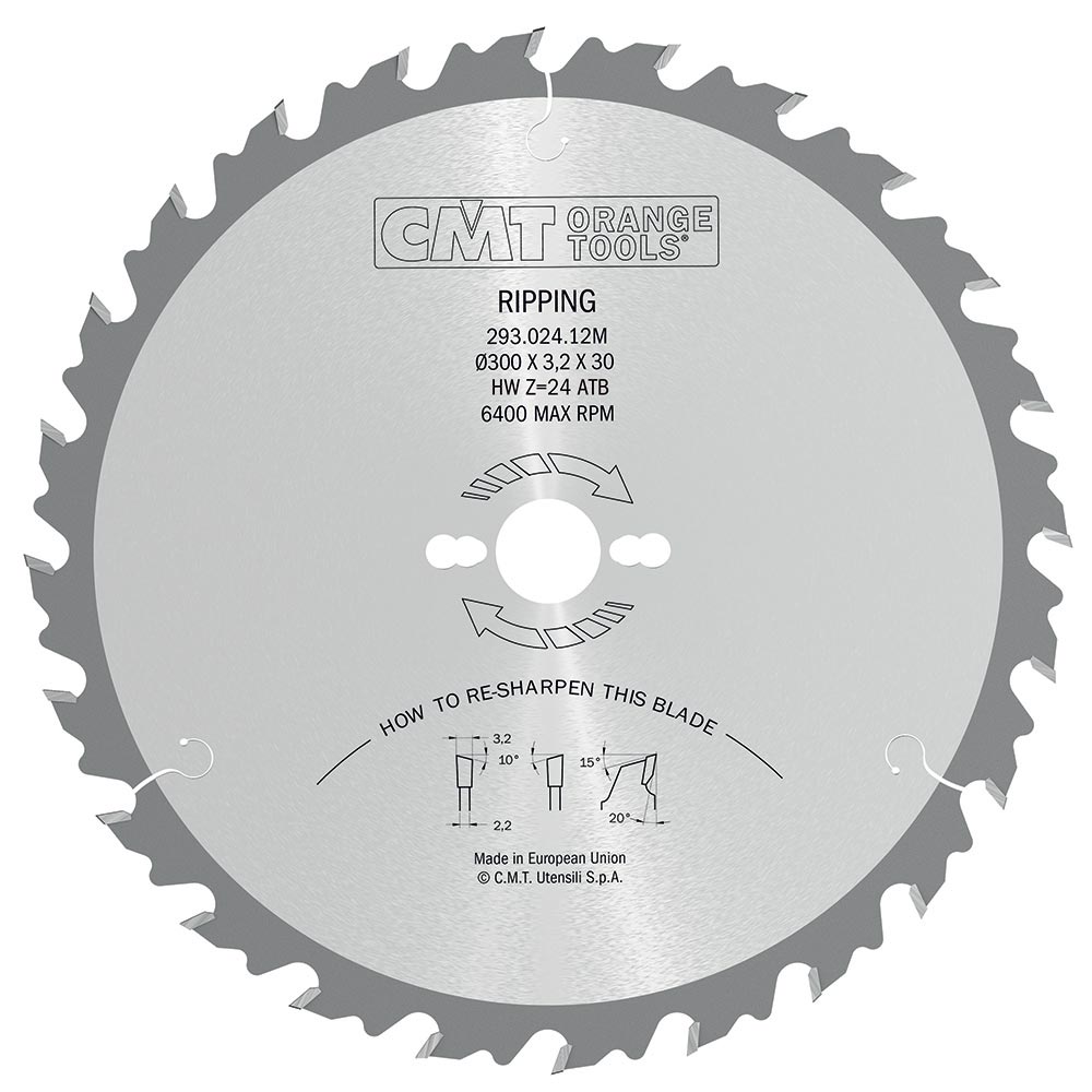 CMT 285.072.14M Heavy-Duty Fine Cut-Off ATB Blade 13-25/32