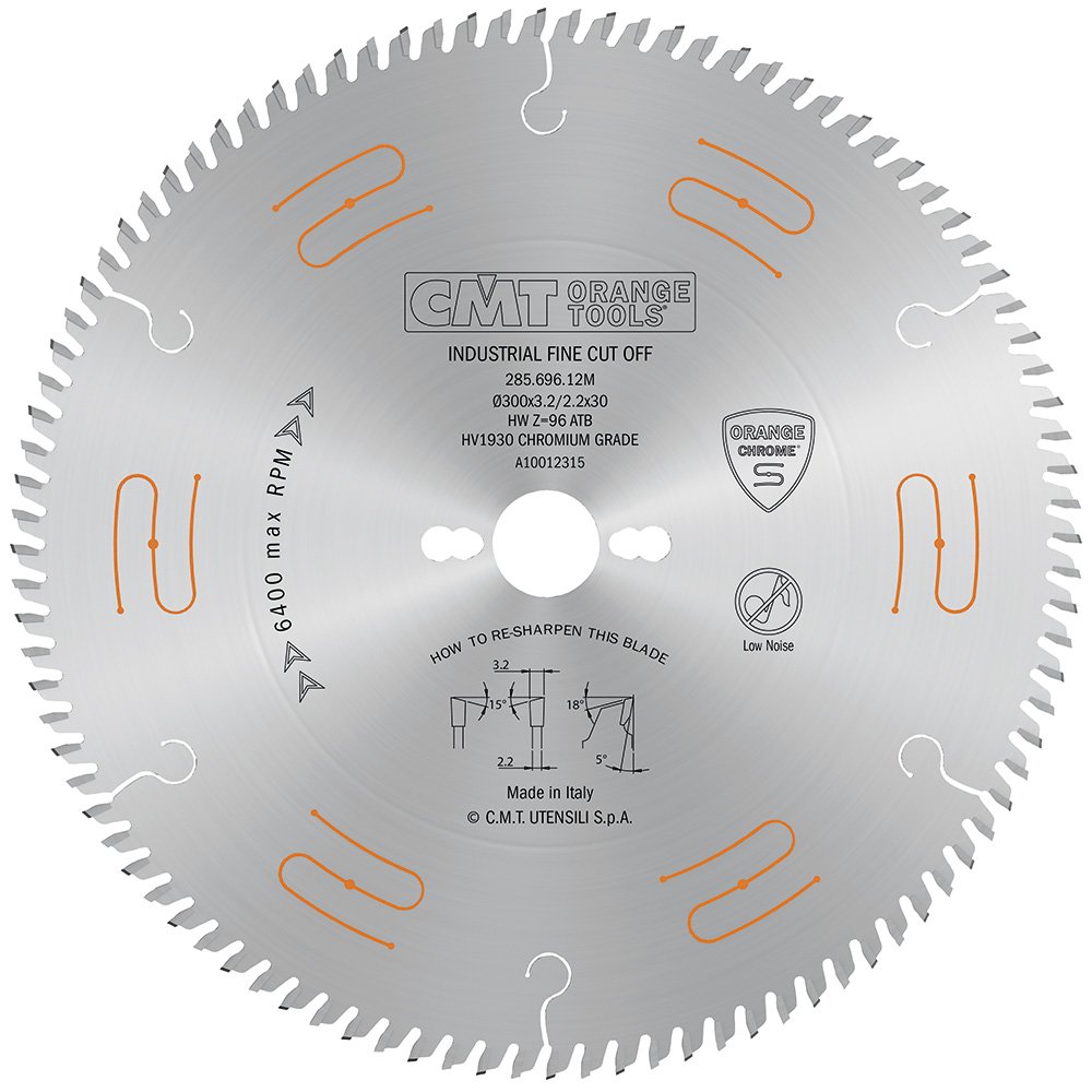 CMT 285.072.14M Heavy-Duty Fine Cut-Off ATB Blade 13-25/32