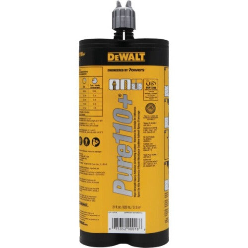 DeWALT Pure110+ Epoxy Injection Adhesive Anchoring System 21 Oz