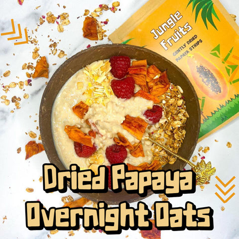 overnight oats recipe tropical papaya