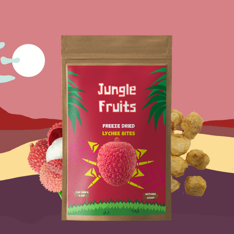 in season freeze dried lychee