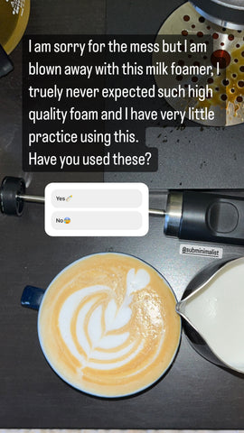 Subminimal Nanofoamer Basic Barista Australia Melbourne Coffee Brewing Equipment steam and texture milk flat white latte