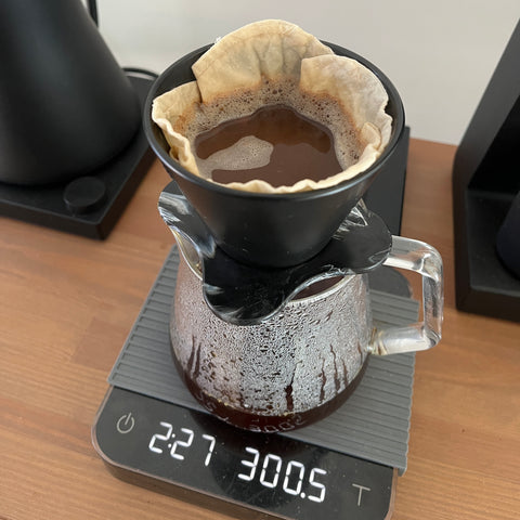 Aji 圆形过滤器 _ 可重复使用的棉质咖啡过滤器，适用于平底咖啡滴头 Basic Barista
