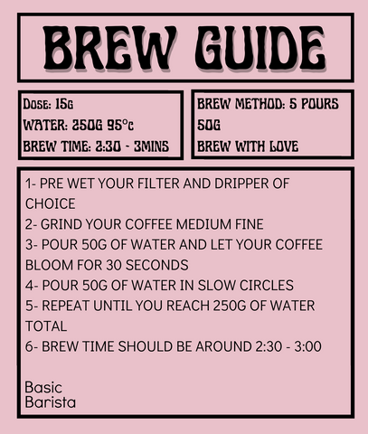 Basic Barista Brew Guide