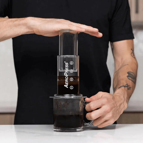 透明 AeroPress 咖啡机 Basic Barista 透明咖啡冲泡器玻璃 AeroPress