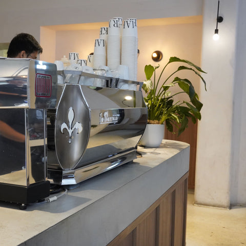 Maker Coffee Melbourne Cafe coffee roasters Lamarzocco Wally Automatic steamer milk equipment La marzocco Basic Barista Melbourne CBD Cafes Specialty coffee Melbourne