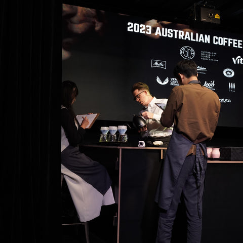 Darren Stinton Zest Coffee Roasters Australia Brewers-Wettbewerb 2023