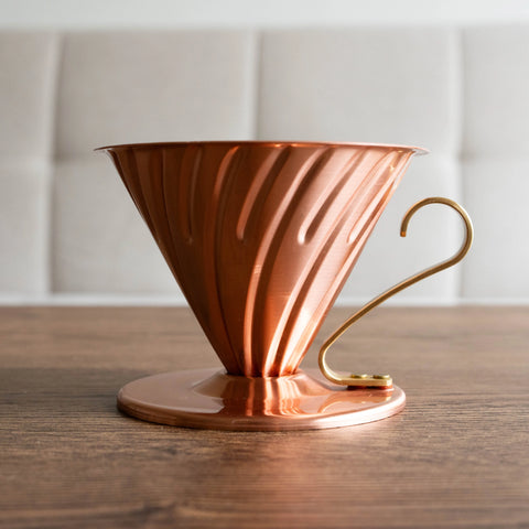 Hario V60 Copper Metal coffee dripper