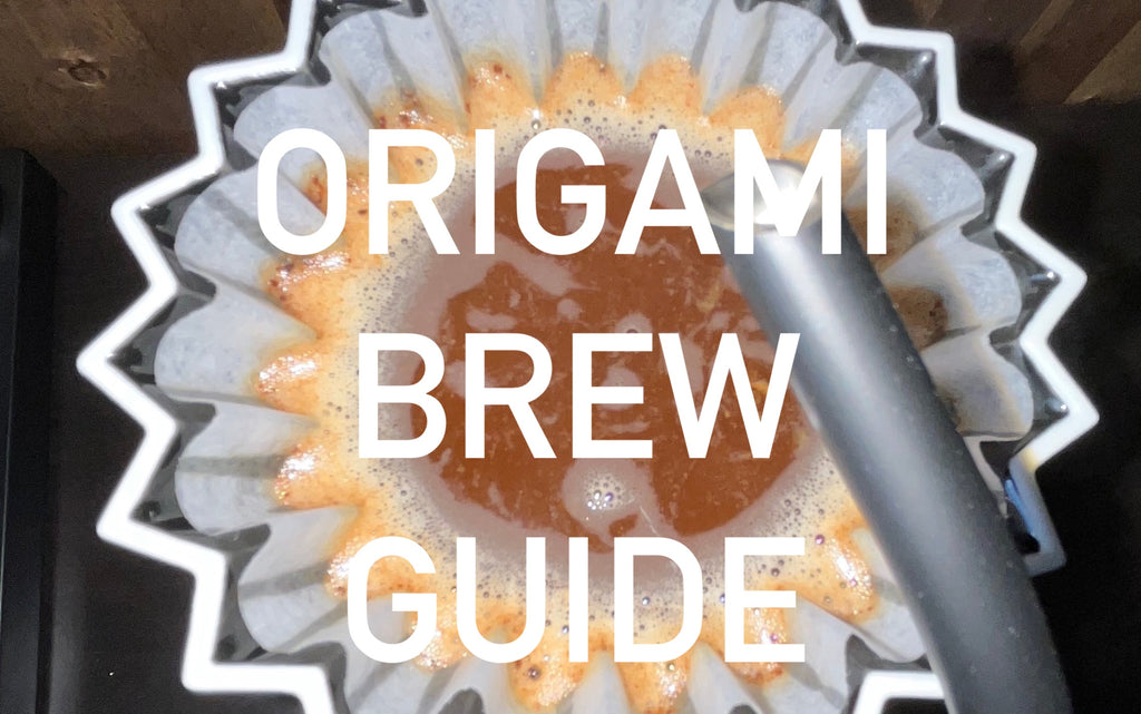 Origami Brew Guide How to brew origami dripper origami coffee How to make pour over filter coffee Brew Basic Barista Brew Bar Coffee Gear Melbourne Australia