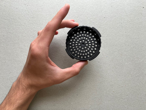 AeroPress Coffee Maker Filter Basket Filter Cap AeroPress Cap Replacement part AeroPress Part AeroPress Replacement Component Components AeroPress Immersion Coffee Cap Filter Basket Brewer Basic Barista Australia Melbourne Coffee Gear Brewing Equipment Best Travel Coffee Gear