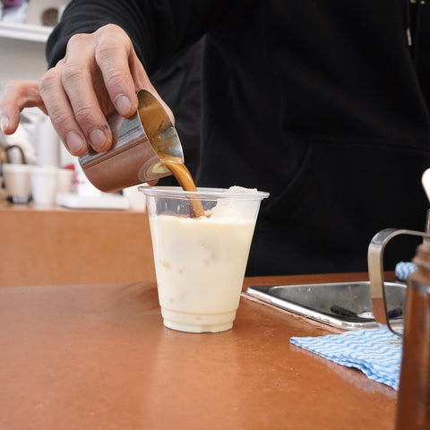 Oko Cafe Melbourne Eiskaffee Latte Basic Barista Australia Melbourne CBD
